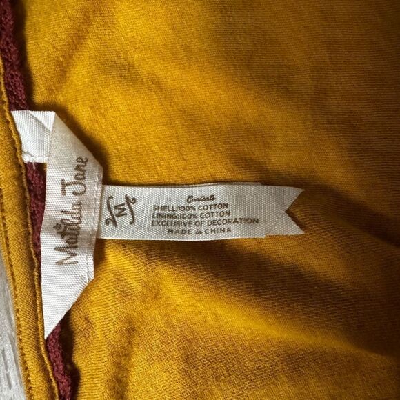 MATILDA JANE MUSTARD YELLOW SIZE MEDIUM ALANA FLORAL WRAP DRESS - Picture 10 of 11